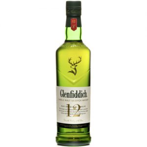 glenfiddich 12 years whiskey fles